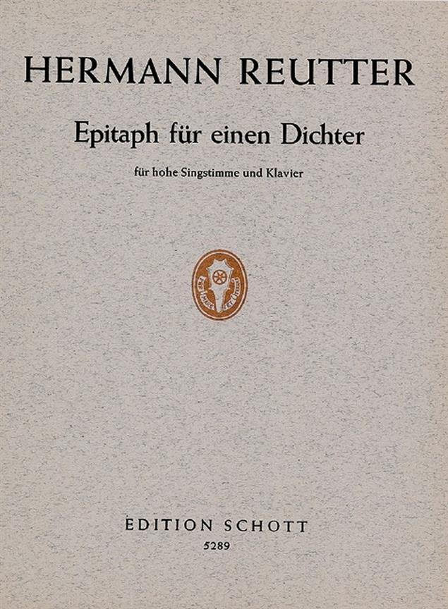 Epitaph fuer einen Dichter