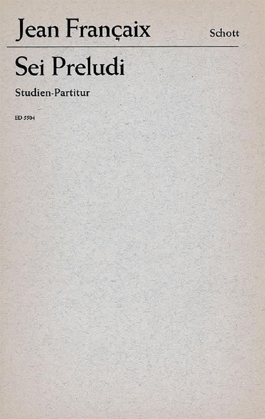 Sei preludi