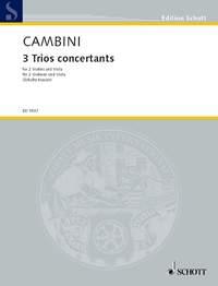 Cambini: Trios Concertante