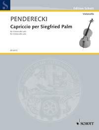 Penderecki: Capriccio (Cello)