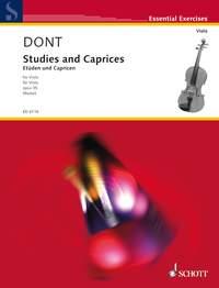 Dont: Etudes & Capricen Opus 35 Vla.