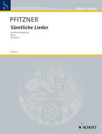 Samtliche Lieder mit Klavierbegleitung Band 1