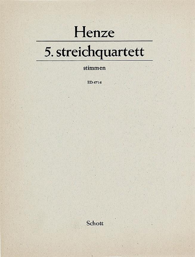 5. String Quartet