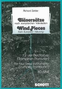 Wind Pieces from European folksongs