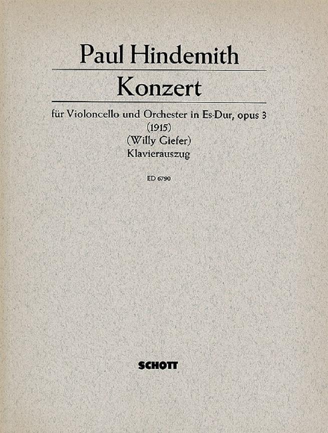 Cello Concerto Eb Major op. 3