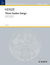 Three Auden Songs