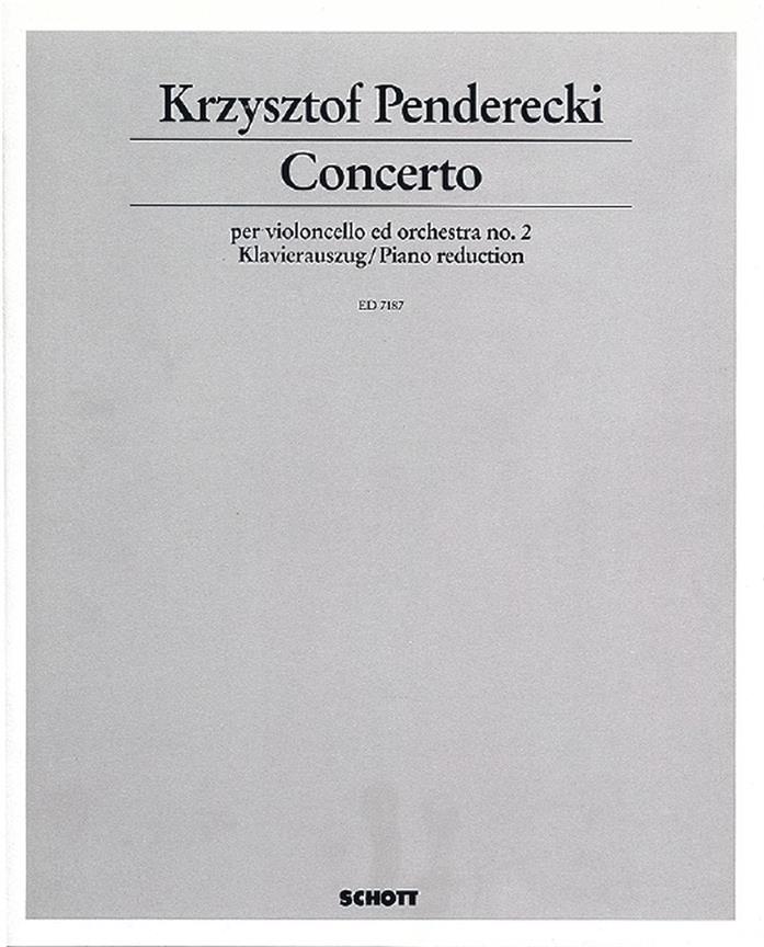 Penderecki: Cello Concerto No. 2