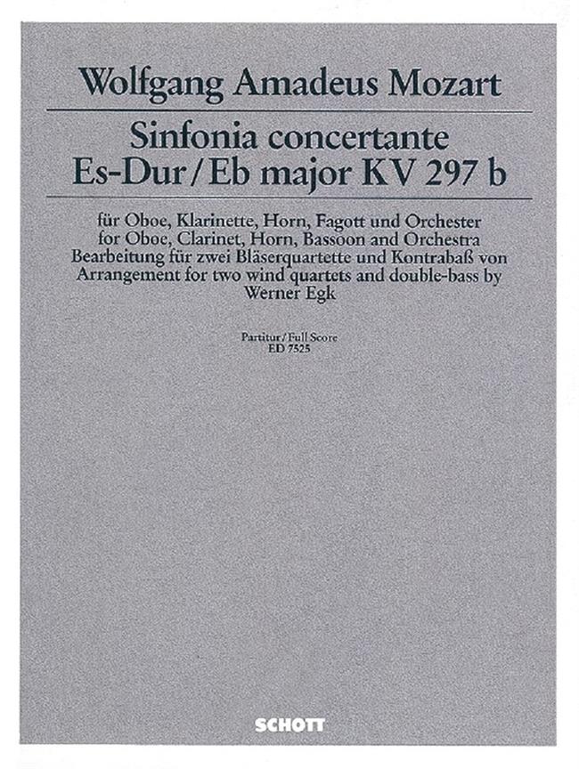 Sinfonia concertante Eb major KV 297b