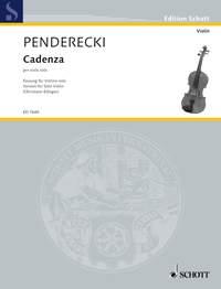 Penderecki: Cadenza per viola sola (Violin)