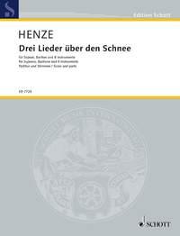 Drei Lieder ?ber den Schnee