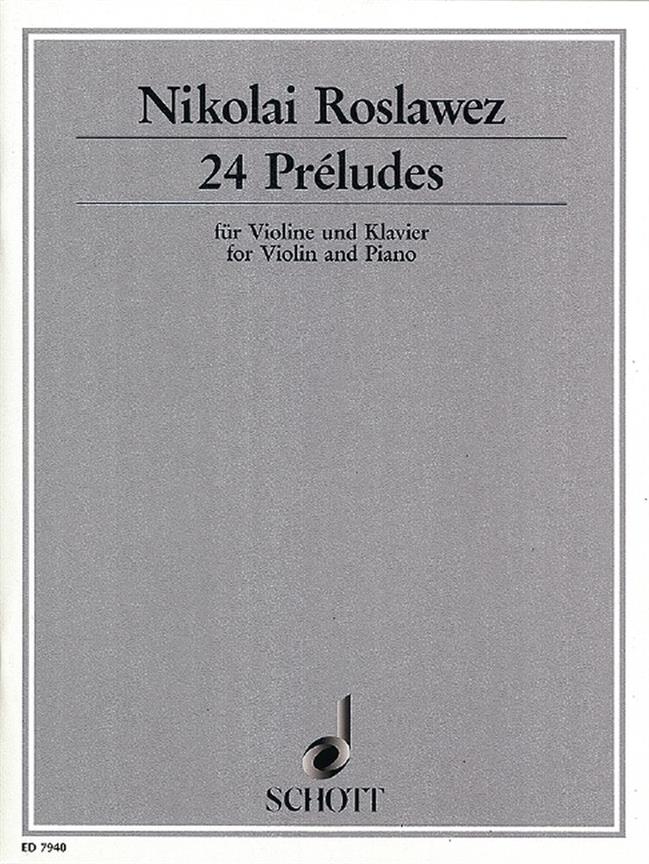 Roslawez: 24 Preludes