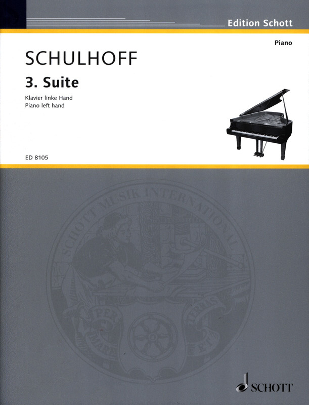Schulhoff: Dritte Suite WV 80 (Piano Linker Hand)