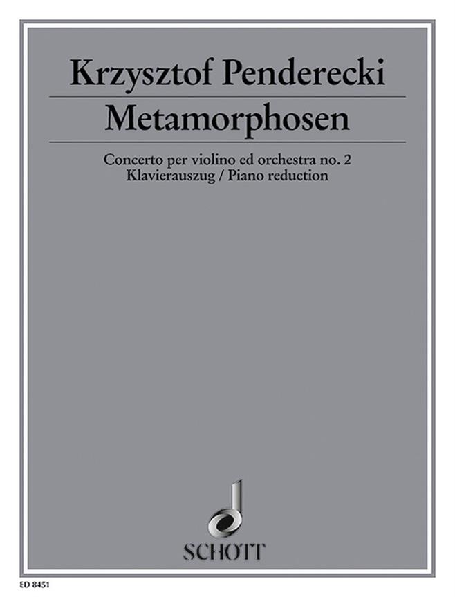Penderecki: Metamorphosen
