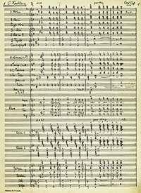 Carl Orff: Carmina Burana Faksimile Part.