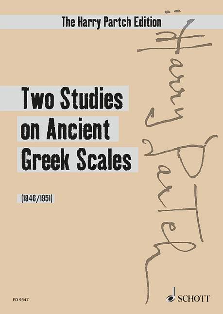 Harry Partch: Two Studies on Ancient Greek Scales