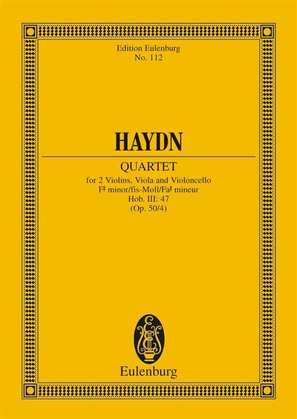 Haydn: String Quartet F# minor op. 50/4 Hob. III: 47