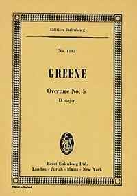 Greene: Overture No. 5 D major