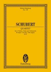 Franz Schubert:  String Quartet Eb major op. 125/1 D 87