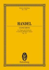 Handel: Organ concerto No. 11 G minor op. 7/5 HWV 310