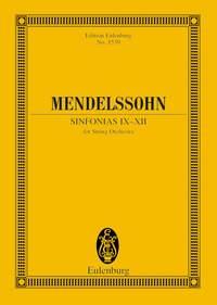 Mendelssohn: Sinfonias IX-XII
