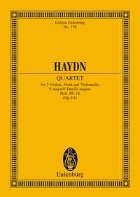 Haydn: String Quartet F major op. 2/4 Hob. III: 10