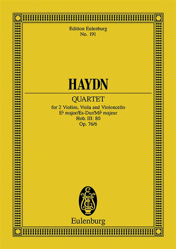 Haydn: String Quartet Eb major op. 76/6 Hob. III: 80
