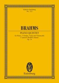 Brahms: Piano Quintet F minor op. 34