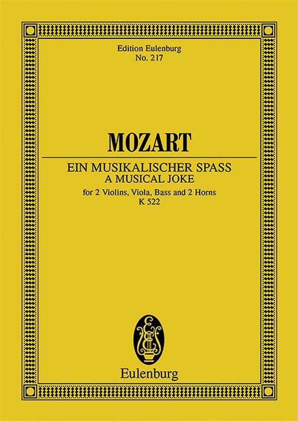 Mozart: A Musical Joke F major KV 522