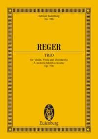 Max Reger:  String Trio A minor op. 77b