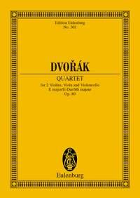 Dvorák: String Quartet E major op. 80 B 57