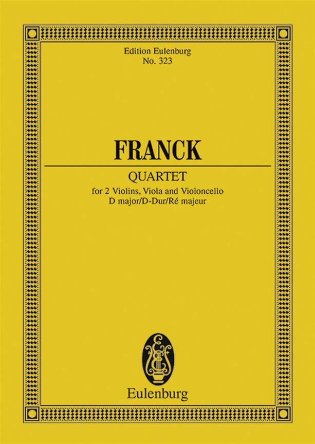 Franck: String Quartet D major