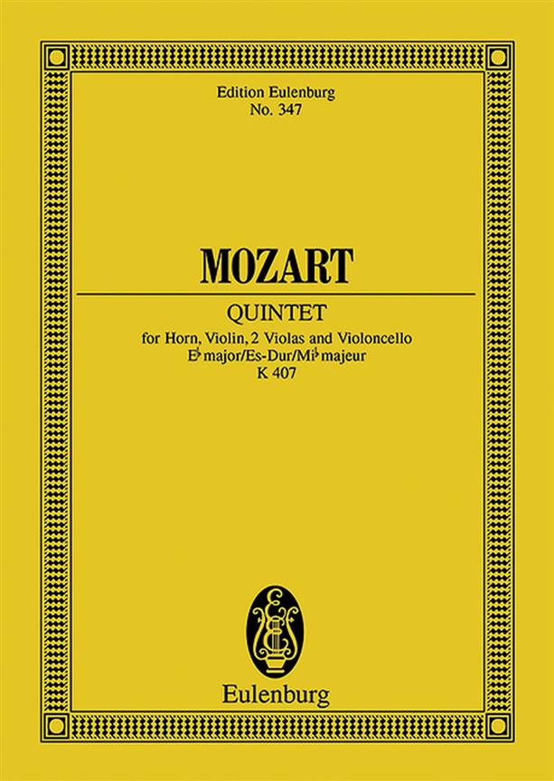Mozart: Quintet Eb major KV 407