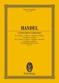 Handel: Concerto grosso Bb major op. 3/1 HWV 312