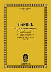 Handel: Concerto grosso Bb major op. 3/2 HWV 313