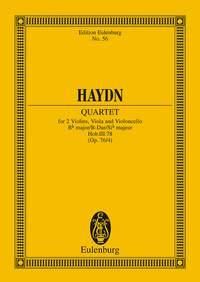 Haydn: String Quartet Bb major, L'Aurore op. 76/4 Hob. III: 78