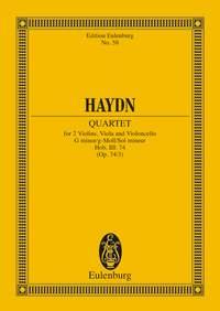Haydn: String Quartet G minor, Reiter op. 74/3 Hob. III: 74