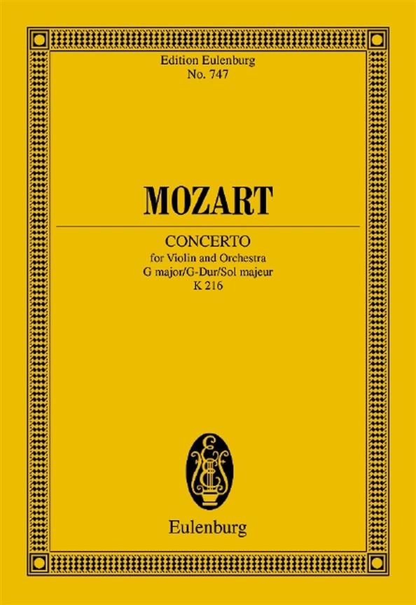 Mozart: Concerto G Major KV 216