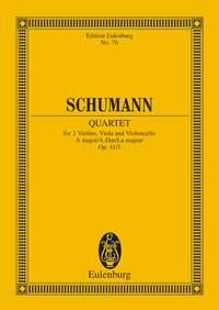 Schumann: String Quartet A major op. 41/3