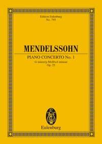 Mendelssohn: Concerto No. 1 G minor op. 25