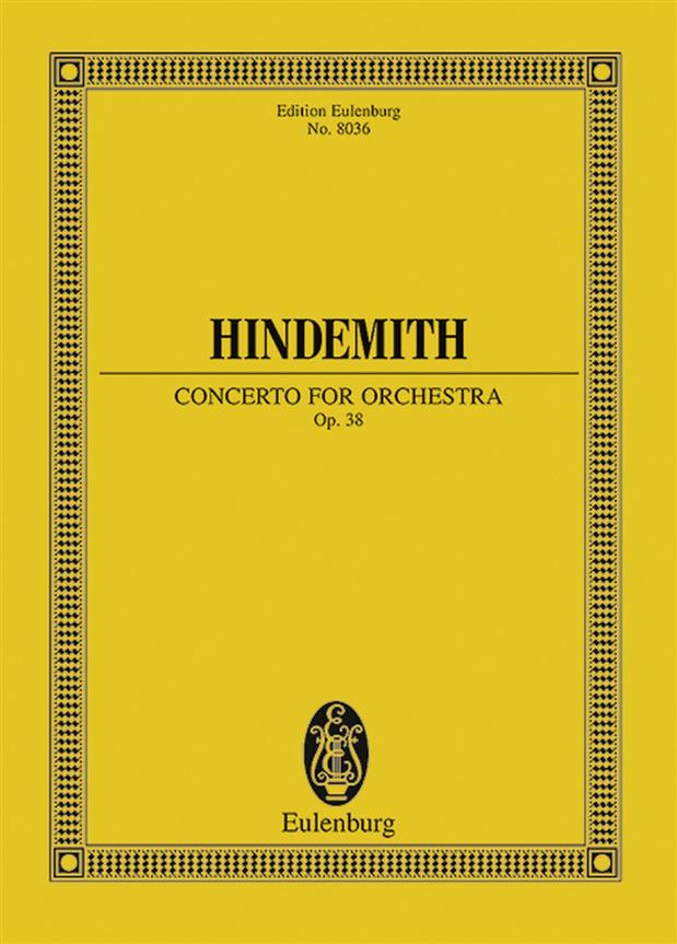 Hindemith: Concerto fuer Orchestra op. 38