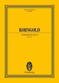 Korngold: Symphony in F# op. 40