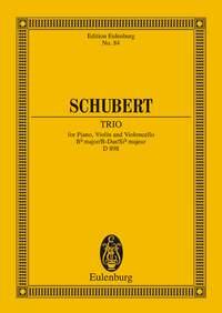 Franz Schubert:  Piano Trio Bb major op. 99 D 898