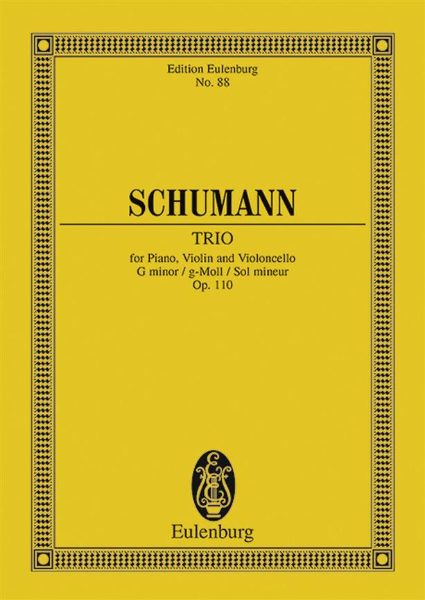 Schumann: Piano Trio G minor op. 110