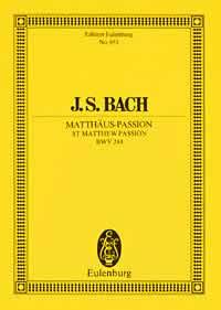 Bach: St Matthew Passion BWV 244