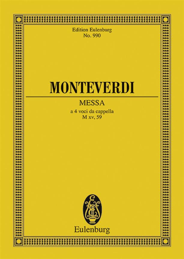 Monteverdi: Messa Nr. II in F M xv, 59