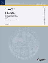 Blavet: Six Sonatas op. 2/1-3 Band 1