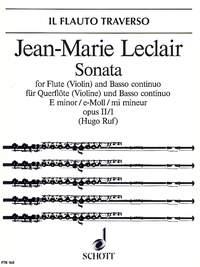Leclair: Sonata E minor op. 2/1
