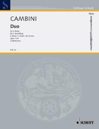 Cambini: Duo E Minor op. 11/4