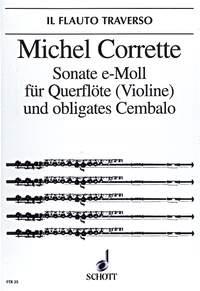 Corrette: Sonata E minor op. 25/4