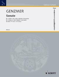 Harald Genzmer: Sonata F# minor GeWV 266